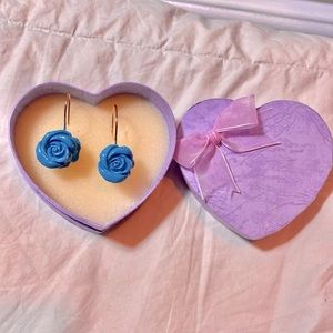 ♥️ CUTE TURQUOISE DANGLING EARRINGS FROM ITALY 🇮🇹